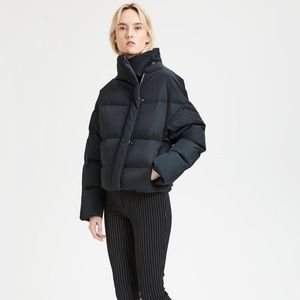 NWOT Theory Technical Off-Set Down Puffer Jacket